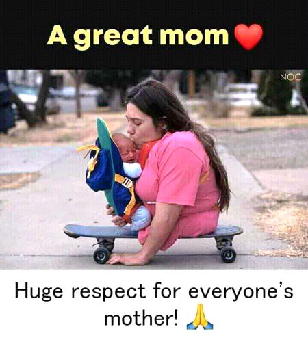 A great mother 😕😐
