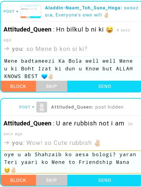 ѕнαнzαιв, I gave her respect but she didn't get respect.