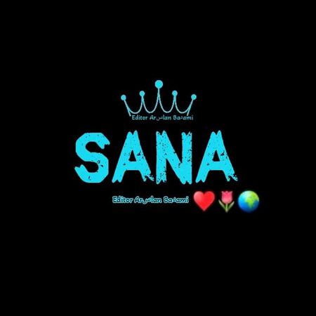 Sana name dp