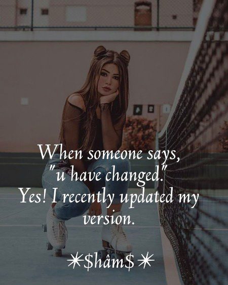 When someone...