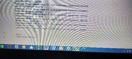 First semester date sheet 🤔👌🤠🤫🥺😜