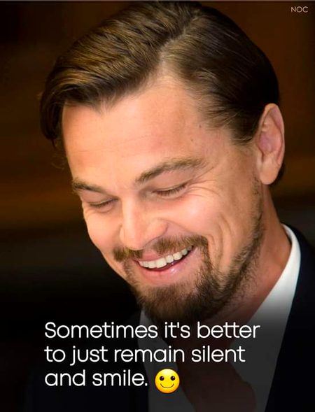 It's better to remain silent!