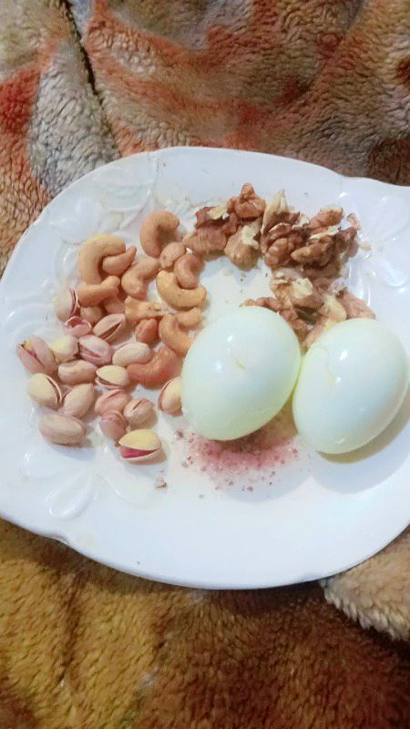 My protein breakfast...