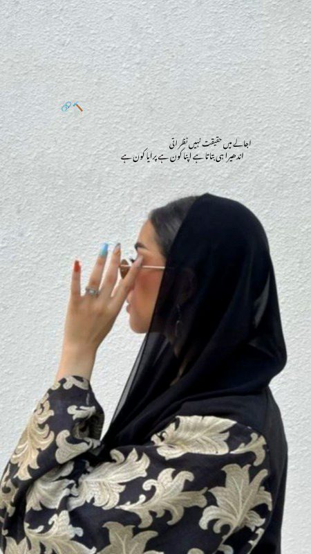 یہی تمام ہوا سلسلہ چاہنے والوں کا 
جب ہماری غلطیوں سے پردہ اٹھا رہا تھا کوئی 
کھیل رہا تھا وہ ہماری ہی ذات سے 
بڑے وثوق سے ذمیں میں دفنا رہا تھا کوئی