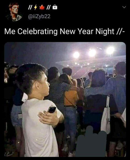 alone but happy
