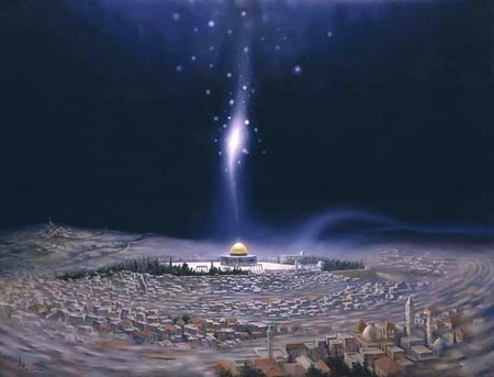 معراج حقیقت میں کیا تھی میں بتاتا ہوں 
خود چل کے فلک آیا سرکار کے قدموں میں 
صلي الله عليه وآله وسلم..❤️