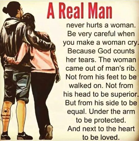 I real man....!