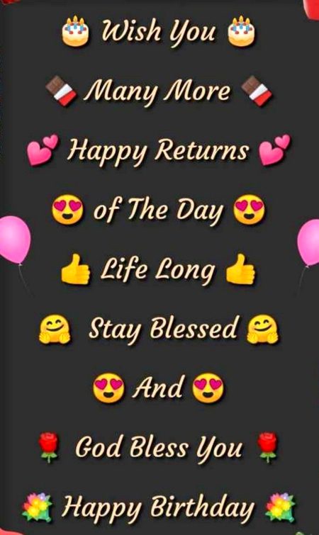 Many many happy returns of the day dear bnana malik