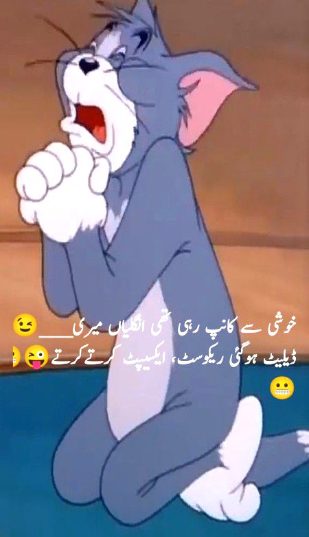خوشی سے کانپ رہی تھی انگلیاں میری___😉
ڈیلیٹ ہوگئی ریکوسٹ، ایکسیپٹ کرتےکرتے😜😬😬😬