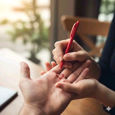 عجیب لمس ہے اس کا میری ہتھیلی پر 
وہ دل بناتا ہے اور دل دھڑکنے لگتا ہے🥀🌹