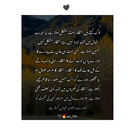 میں ہر اُس راہ پہ ہوں جو تمہاری طرف جائے..!!
میں ہر وہ وسیلہ ڈھونڈھتا ہوں جو تُم تک پہنچائے..!!
میں ہر اُس شخص سے ملتا ہوں جس سے تمہارا احوال ملے..!!
میں تمھاری ہی تلاش میں ہوں..!!
یہ جانتے ہوئے بھی کہ تم میرے لیے نہیں ہو..!! 🙂🖤
"شاہ_میر"🔥🖤