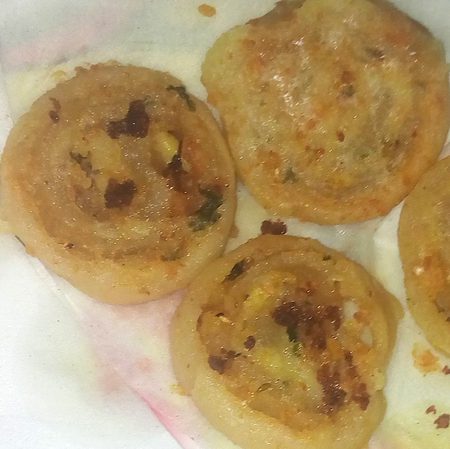 Pinwheel samosa made by me