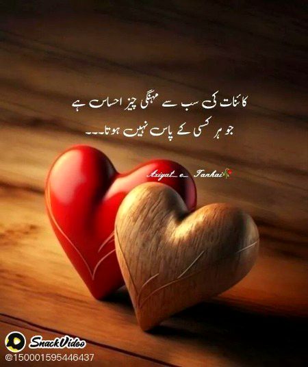 Ahsas na ho insan m to bekar h..insan khlana S