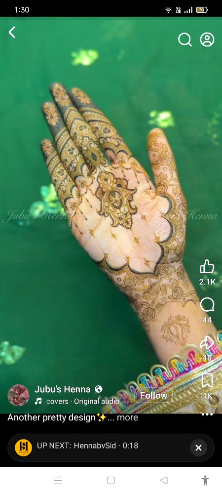 Mehindi design nicee