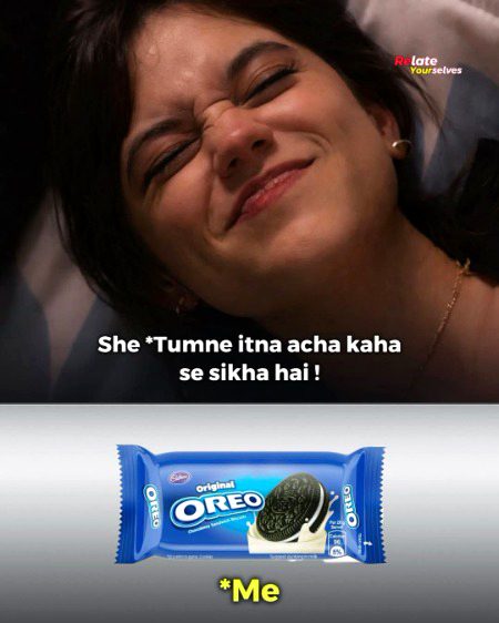 oreo se sikha tha bachpan mai