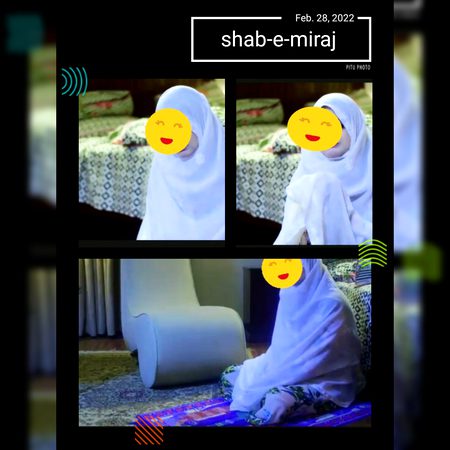 👉shab-e-miraj is a wonderful opportunity to thanks Allah for his countless blessing❤this is one of the most sacred night😘plz remember me in ur prayers🙏may Allah continue to shower you and your family with abundant blessing❤laylatul meraj Mubarak stay blessed🙏❤
Khushi😘