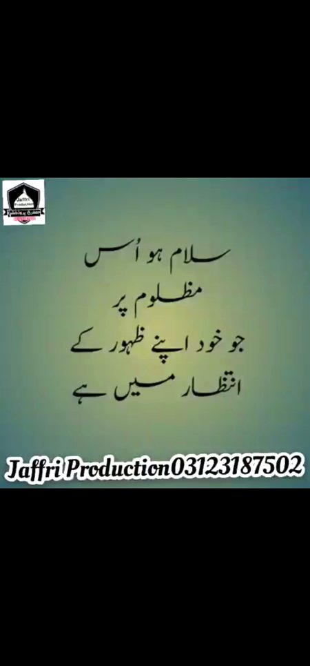 Slam ya Muhammad Mahdi akhrul zaman a.s