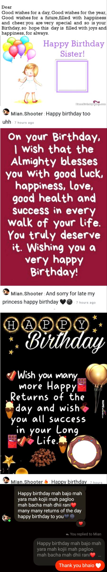 میں گھنٹوں تک باتیں کرکر کے سر کھاتی ہوں اک شہزادے کا.
اور وہ پیارا گھنٹوں تک میری بےتکی باتیں بڑے غور سے سُنتا ہے....
Best wishes best person 🤍🥰🤩 murshad 🤍🙃