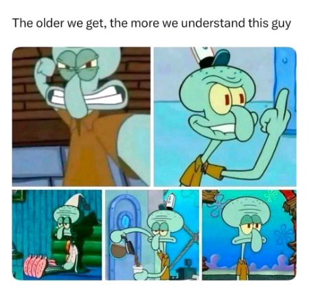 The more the days pass the grumpier we are