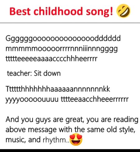 Best childhood song