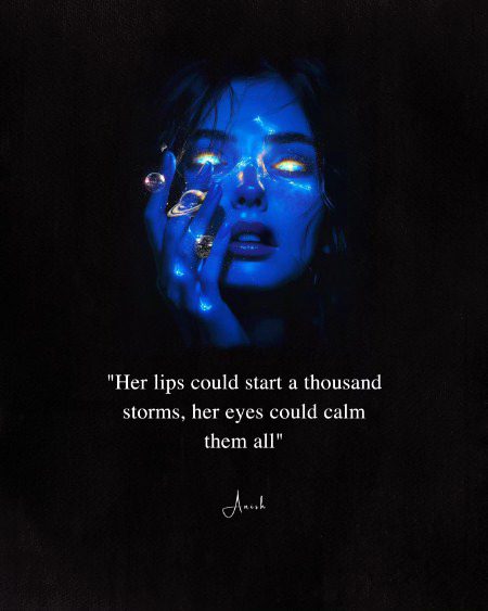 her eyes
told me things
her lips
were too shy to say.