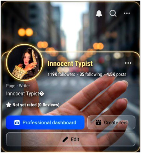 اگر آپ بھی ایسی پکچر جنریٹ کرنا چاہتے ہیں تو اپنی پروفائل کا سکرین شاٹ لیں جمنیائی کو دیں ساتھ یہ پرامپٹ ایڈ کریں ۔
Create a hyper realistic 3D image of a human hand holding a transparent glass social media profile card in the air. The card is crystal clear with rounded corners and soft glowing edges. Modern UI design.
At the top, a circular profile photo with a golden glowing ring around it. Next to it, a bold elegant name in golden typography. Below the name, a subtitle line for profession (e.g., Graphic Designer | Social Media Marketer).
Include small clean icons for location and education with text beside them. Display followers and following count in a minimal modern style.
At the bottom of the card, add realistic UI buttons: