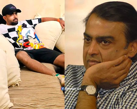 Mukesh Ambani 🚨: 
offered Babar Azam 90 crore to attend his son's wedding but babar azam rejected the offer 😱🔥
He said you don't have the level to have me 😳💪
Biggest brand ever King babar Azam 👑❤️✌️
Baber brand hai bro ambani jasa shuba nashta main kah layta hai 😊