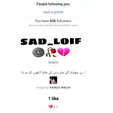 SAD_LOIF🌚🥀💔 - H∆mzıı..  👑💯