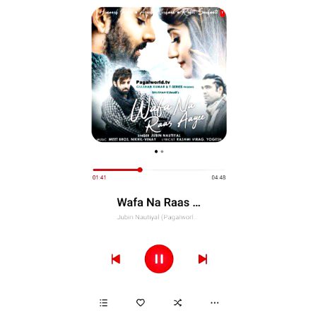 New song.. Wafa na raas aaye
