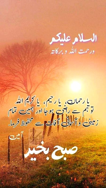 اَلسَلامُ عَلَيْكُم وَرَحْمَةُ اَللهِ وَبَرَكاتُهُ۔
۔
ameeen