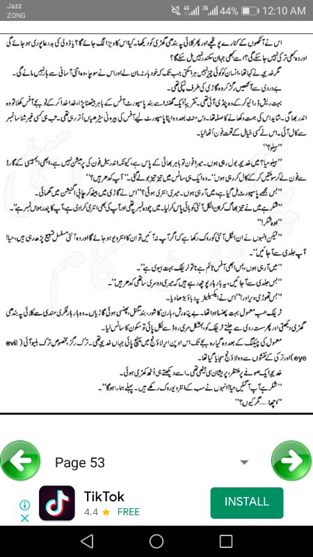 ناول جنت کے پتے