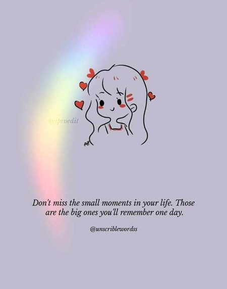 Don't miss a small moments 😉