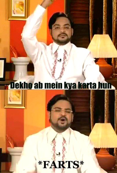 Memes by amir liaquat by his own acting