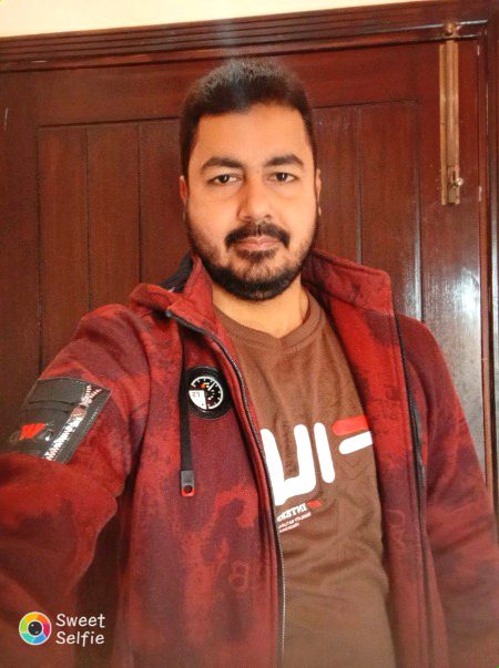 In jacket..