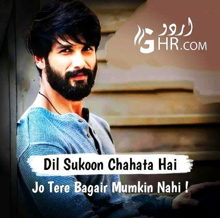 دل سکون چاہتا ہے
جو تیرے بغیر ممکن نہیں
🤐