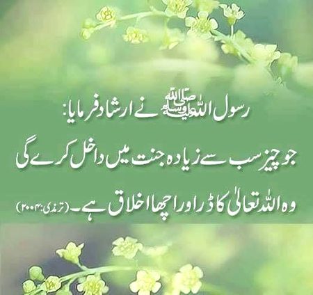Rasool صَلَّى اللّٰهُ عَلَيْهِ وَسَلَّم Ni irshad Farmaya