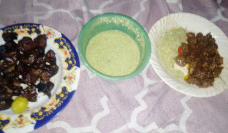 Beef ki karahi ky sath Khalyji