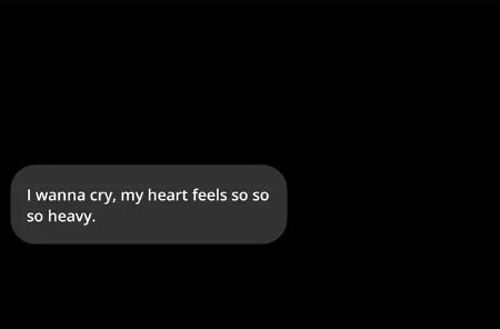 But I'm fine