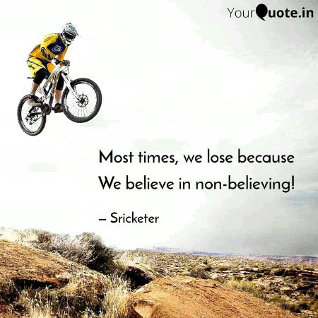We lose....