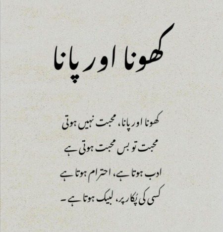 کھونااورپانا۔۔۔۔🌹