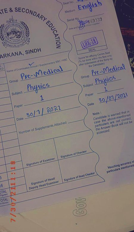 Done Alhamdullilah
Physics 😱