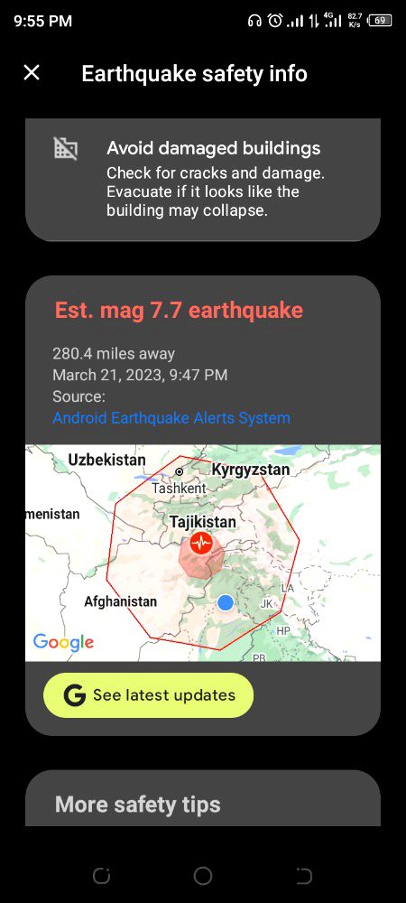 ....استغفر اللہ bhot bura zalzla ay 2min... Be alert after shokes bhi ay gy