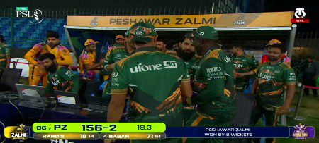 Sixth consecutive win for Zalmi👏👍👏