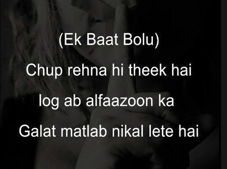 g.nتمکو کھونے سے ڈرتے ہیں تنہا ہونے سے ڈرتے ہیں