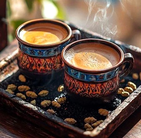 اک ہاتھ میں میرے چائے کا کپ اک ہاتھ میں میرے ہاتھ ترا
ہاتھوں کو طلب ہے ہاتھوں کی اور دل کو طلب ہے ساتھ ترا
❤️