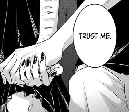 But God forbid you leave me by myself, I'll take you to hell