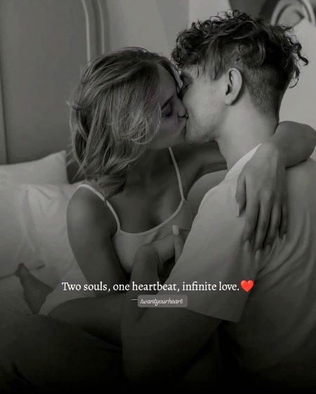 Two souls, One Heartbeat, Infinite love