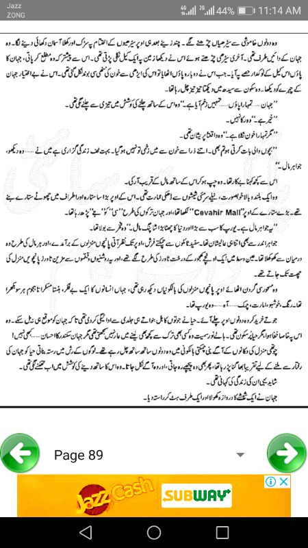 ناول جنت کے پتے