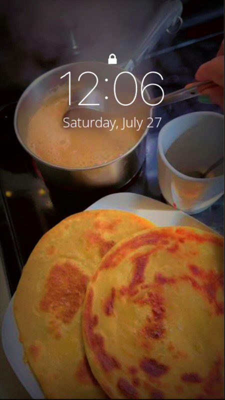 Uufff chai prata is soo ymmmy 😋😋