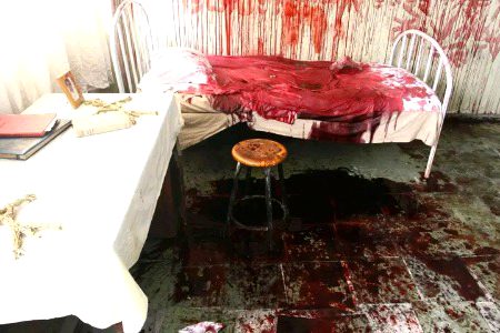 someone got stabbed here